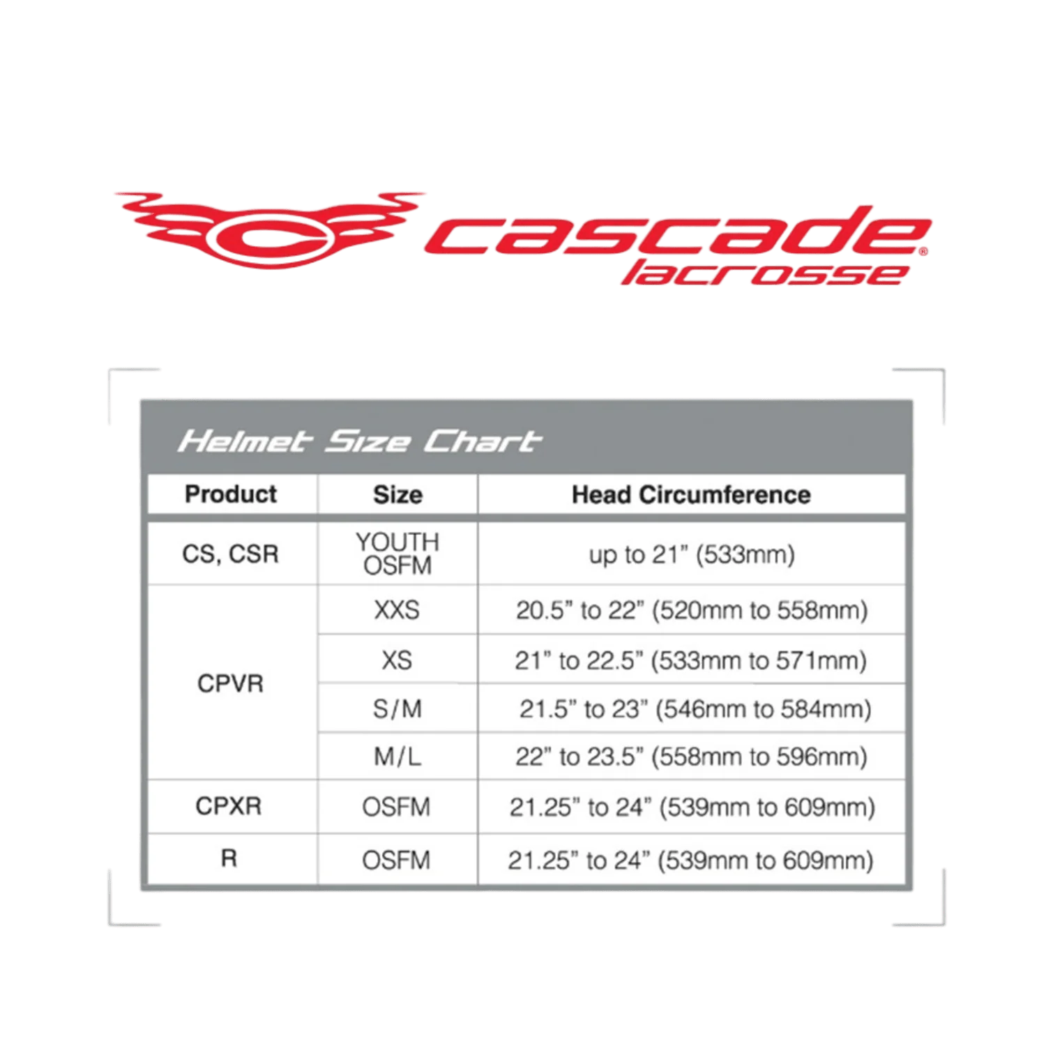 Cascade CS-R Youth Lacrosse Helmet - Image 9